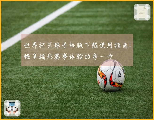 世界杯买球手机版下载使用指南：畅享精彩赛事体验的每一步